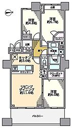 間取図画像 3LDK