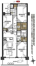 間取図画像 3LDK