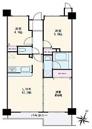ライオンズマンション川口南 3LDKの間取図画像