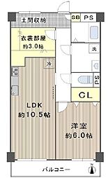シンメイ大宮マンション 1SLDKの間取図画像