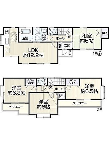 間取りを拡大表示