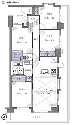 コスモ板橋エクセラ 4LDKの間取図画像