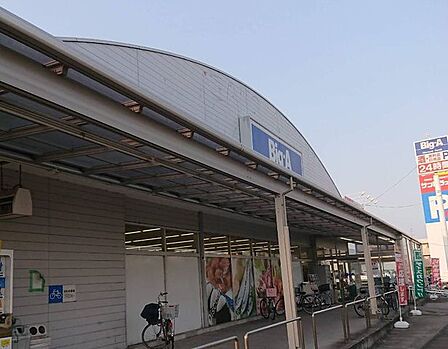 ビッグ・エー 越谷東大沢店 徒歩11分。 874m