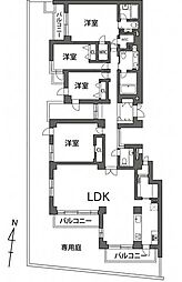 ロイヤルガーデン上石神井 4LDKの間取図画像