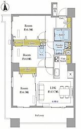 ライオンズプラザ川口 3LDKの間取図画像