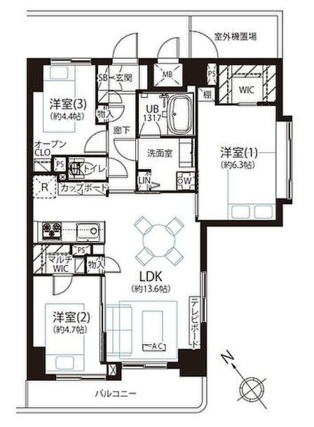 7階部分×南西・南東角部屋につき陽当たり・眺望・通風良好◎新規リフォーム済の綺麗なお部屋で新生活をスタートできます。