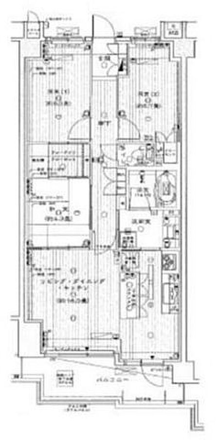 広々リビングと3つの個室。プライベートな空間と家族団らんの空間をセパレート。集中もリラックスもできる住空間で充実した暮らしをお届けします。