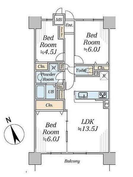 南西向きバルコニーで陽当たり良好◎新規リフォーム済の綺麗なお部屋で新生活をスタートできます。