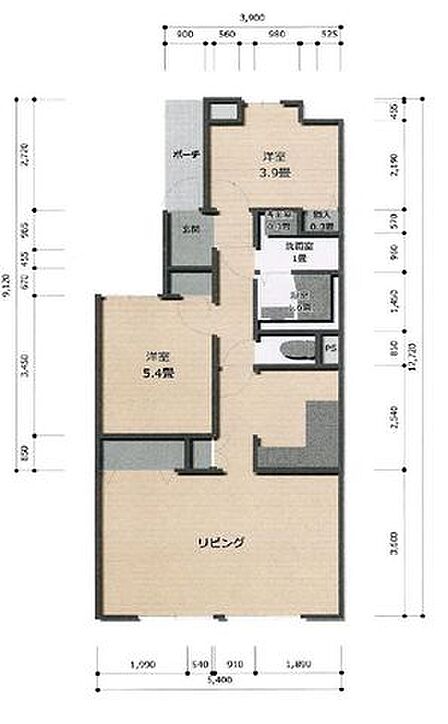 南東向きで陽当たり良好。内装リフォームによりキレイなお部屋で新生活をスタートですます。