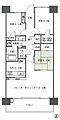 広々リビングと...