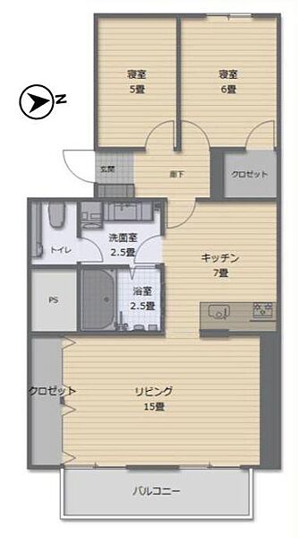 間取りを拡大表示