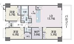 物件の間取り