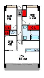 プラトウズ仲原 2階