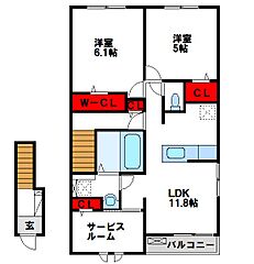 物件の間取り
