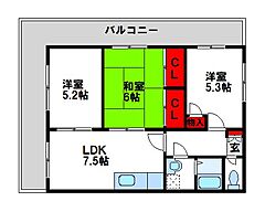 物件の間取り