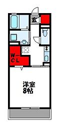 D-roomO-DIKGARDEN 1Kの間取図画像