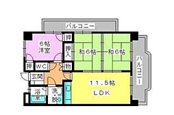 タウンコート志免 6階/601