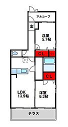 メゾンドロゼ 4階