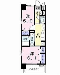 グラン・スヴニール 2Kの間取図画像
