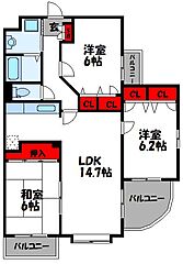 物件の間取り