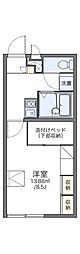 レオパレスセイリン 1Kの間取図画像