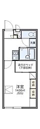 レオパレスグランシャリオ 1Kの間取図画像