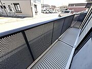 物干し金具付きで、外に洗濯物干せます。