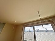 天候が悪い日に室内で洗濯物干せます。