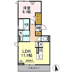 グリーンガーデン 2LDKの間取図画像