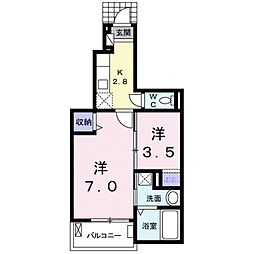 プログレス 1SKの間取図画像