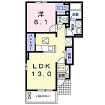 ポノポノ・シルフＰ 101 ｜ 鳥取県米子市河崎（賃貸アパート1LDK・1階・45.77㎡） その2