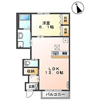 Ｆ・Ａ・Ｄ  ｜ 鳥取県米子市皆生温泉 2丁目（賃貸アパート1LDK・1階・42.74㎡） その2