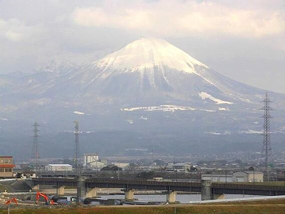 バルコニーから...