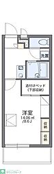 レオパレス沼南3 1Kの間取図画像