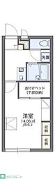 レオパレスミツハウスANNEX 1Kの間取図画像