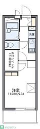 レオパレスエターナル1 1Kの間取図画像