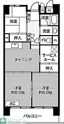 ビレッジハウス成田吾妻タワー 3SDKの間取図画像