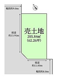 売土地　札幌市東区東苗穂八条3丁目