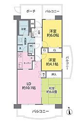 間取図画像 3LDK