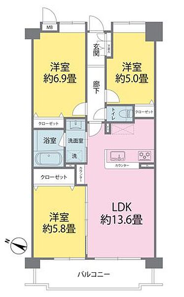 間取りを拡大表示