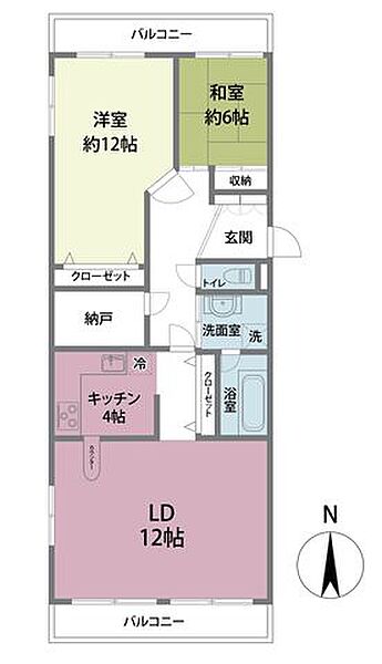 間取りを拡大表示