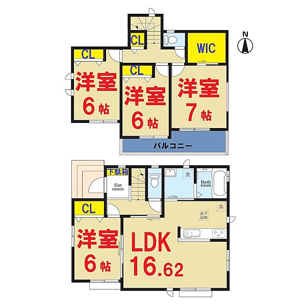 間取りを拡大表示