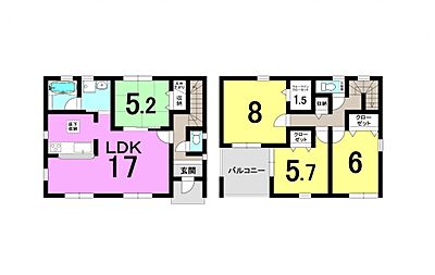 間取り：2024年10月完成予定の新築戸建て☆