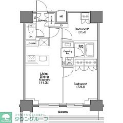 物件の間取り