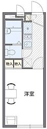 レオパレスグランエスポワール 1Kの間取図画像