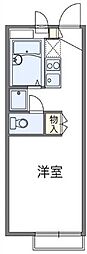 レオパレスコスモス 1Kの間取図画像