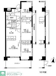 リバーサイド長島 3LDKの間取図画像