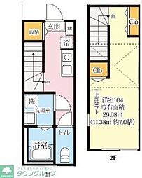 N-harbor Lagoon小机町 1Kの間取図画像