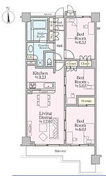 間取図画像 3SLDK