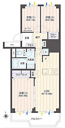 間取図画像 3LDK